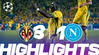 Villarreal CF 3 - 1 SSC Napoli highlights