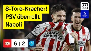PSV 6 - 2 SSC Napoli highlights