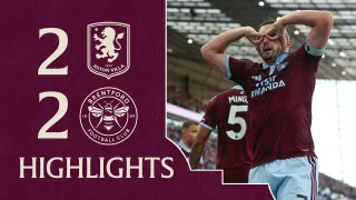 Aston Villa FC 2 - 2 Brentford FC highlights