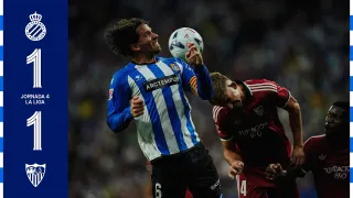RCD Espanyol de Barcelona 1 - 1 Sevilla FC highlights