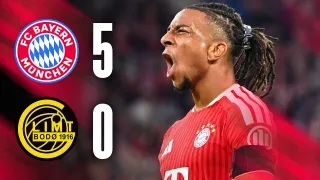 FC Bayern München 5 - 0 FK Bodø/Glimt highlights