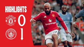 Manchester United FC 0 - 1 Manchester City FC highlights