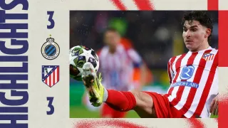 Club Brugge KV 3 - 3 Club Atlético de Madrid highlights