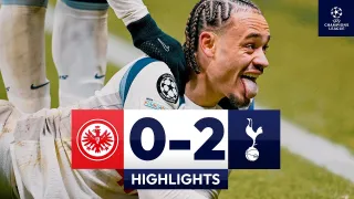 Eintracht Frankfurt 0 - 2 Tottenham Hotspur FC highlights