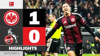 Eintracht Frankfurt 1 - 0 1. FC Köln highlights