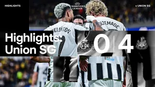 Royale Union Saint-Gilloise 0 - 4 Newcastle United FC highlights
