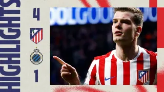 Club Atlético de Madrid 4 - 1 Club Brugge KV highlights