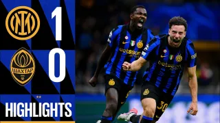 FC Internazionale Milano 1 - 0 FK Shakhtar Donetsk highlights