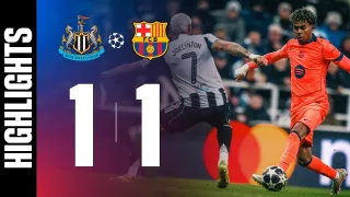 Newcastle United FC 1 - 1 FC Barcelona highlights