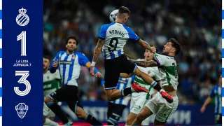 RCD Espanyol de Barcelona 1 - 3 Elche CF highlights