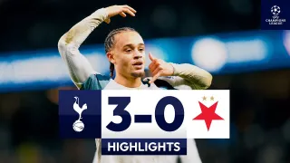 Tottenham Hotspur FC 3 - 0 SK Slavia Praha highlights