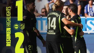 Deportivo Alavés 1 - 2 Club Atlético de Madrid highlights