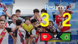 Rayo Vallecano de Madrid 3 - 2 Real Racing Club de Santander highlights