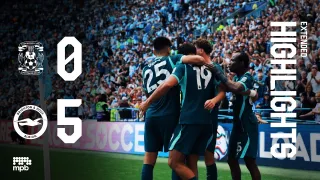 Coventry City FC 0 - 5 Brighton & Hove Albion FC highlights