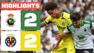 Real Racing Club de Santander 2 - 2 Villarreal CF highlights