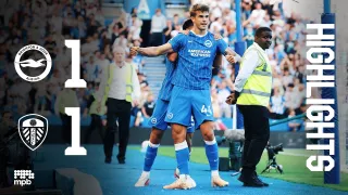 Brighton & Hove Albion FC 1 - 1 Leeds United FC highlights
