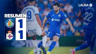 Getafe CF 1 - 1 RC Deportivo La Coruña highlights