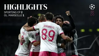 Sporting Clube de Portugal 2 - 1 Olympique de Marseille highlights