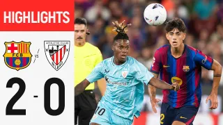 FC Barcelona 2 - 0 Athletic Club highlights