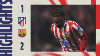 Club Atlético de Madrid 1 - 2 FC Barcelona highlights