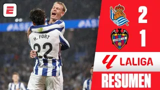 Real Sociedad de Fútbol 2 - 1 Levante UD highlights