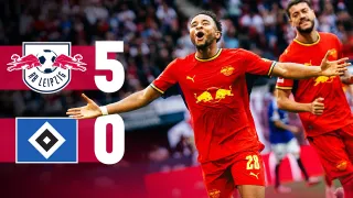 RB Leipzig 5 - 0 Hamburger SV highlights