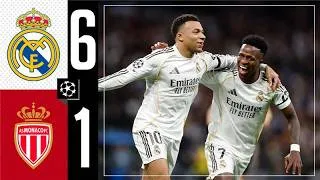 Real Madrid CF 6 - 1 AS Monaco FC highlights