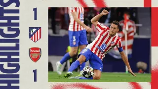 Club Atlético de Madrid 1 - 1 Arsenal FC highlights