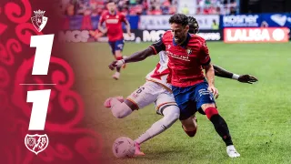 CA Osasuna 1 - 1 Rayo Vallecano de Madrid highlights