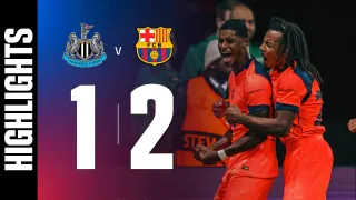Newcastle United FC 1 - 2 FC Barcelona highlights