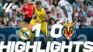 Real Madrid CF 1 - 0 Villarreal CF highlights