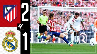 Club Atlético de Madrid 2 - 1 Real Madrid CF highlights