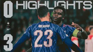 SK Slavia Praha 0 - 3 Arsenal FC highlights