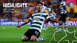Racing Club de Lens 0 - 2 Sporting Clube de Portugal highlights