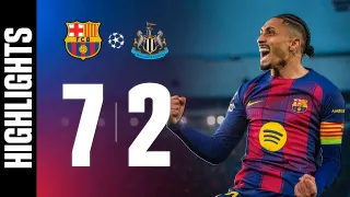 FC Barcelona 7 - 2 Newcastle United FC highlights