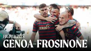 Genoa CFC 1 - 1 Frosinone Calcio highlights