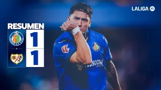 Getafe CF 1 - 1 Rayo Vallecano de Madrid highlights